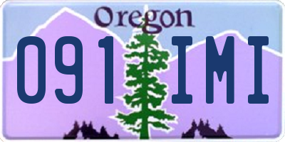 OR license plate 091IMI
