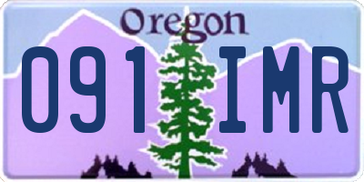 OR license plate 091IMR