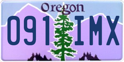 OR license plate 091IMX