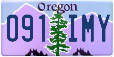 OR license plate 091IMY