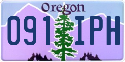 OR license plate 091IPH