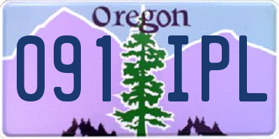 OR license plate 091IPL