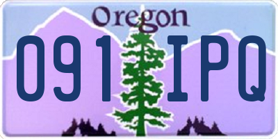 OR license plate 091IPQ