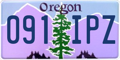 OR license plate 091IPZ