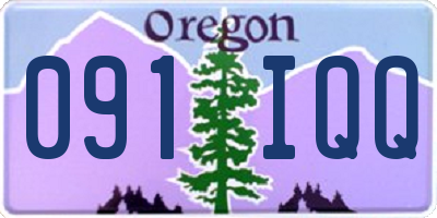 OR license plate 091IQQ