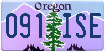 OR license plate 091ISE