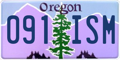 OR license plate 091ISM