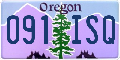 OR license plate 091ISQ