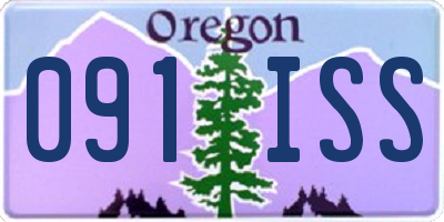 OR license plate 091ISS