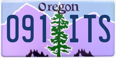 OR license plate 091ITS