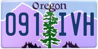 OR license plate 091IVH