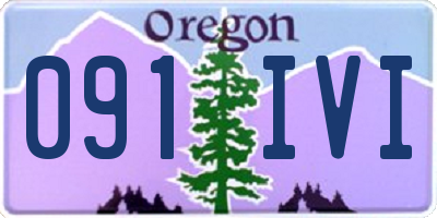 OR license plate 091IVI