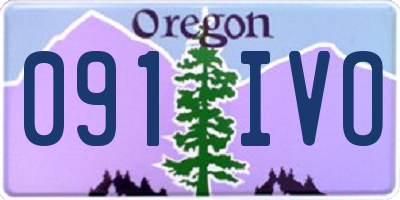 OR license plate 091IVO