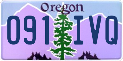 OR license plate 091IVQ