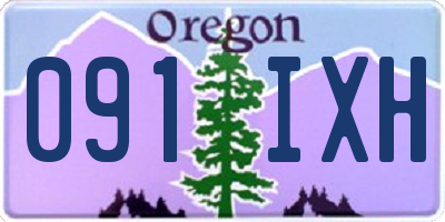 OR license plate 091IXH
