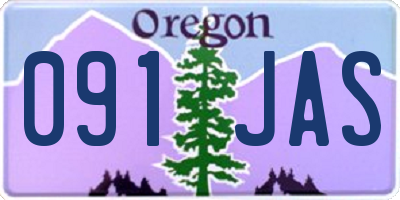 OR license plate 091JAS