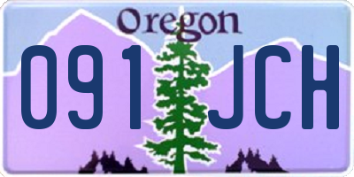 OR license plate 091JCH