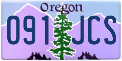 OR license plate 091JCS