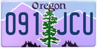 OR license plate 091JCU