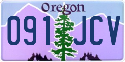 OR license plate 091JCV