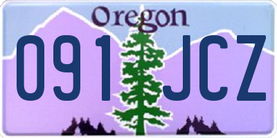 OR license plate 091JCZ