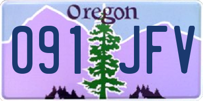 OR license plate 091JFV
