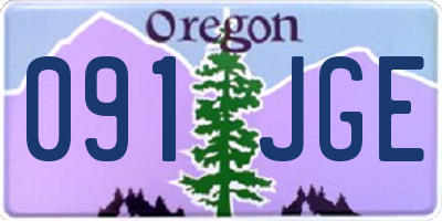 OR license plate 091JGE