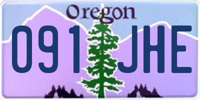 OR license plate 091JHE