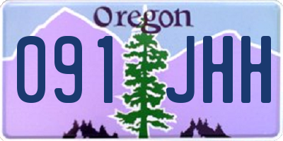 OR license plate 091JHH