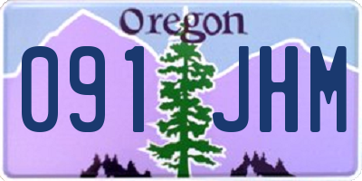 OR license plate 091JHM