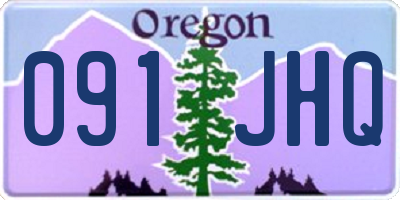 OR license plate 091JHQ