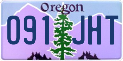 OR license plate 091JHT