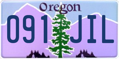 OR license plate 091JIL