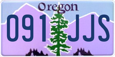 OR license plate 091JJS