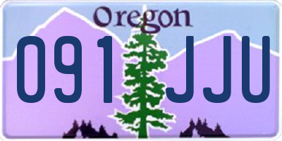 OR license plate 091JJU