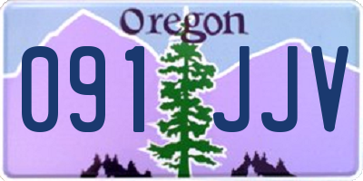 OR license plate 091JJV
