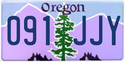 OR license plate 091JJY