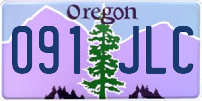 OR license plate 091JLC