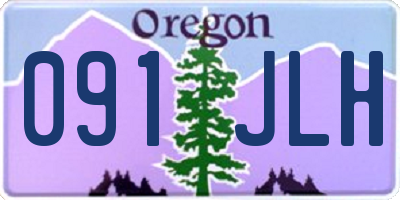 OR license plate 091JLH