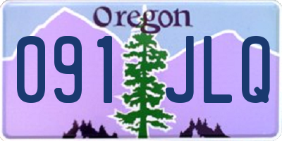 OR license plate 091JLQ