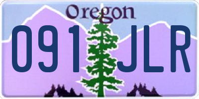 OR license plate 091JLR