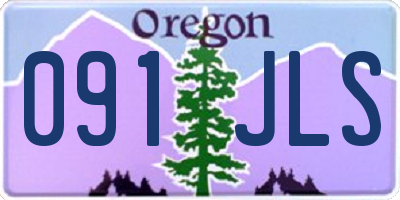 OR license plate 091JLS