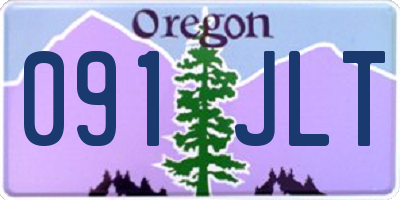 OR license plate 091JLT