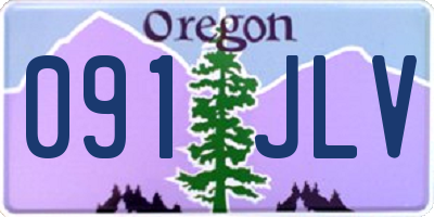 OR license plate 091JLV