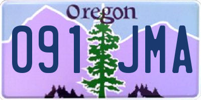 OR license plate 091JMA