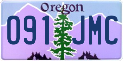 OR license plate 091JMC
