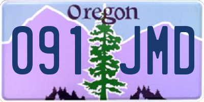 OR license plate 091JMD