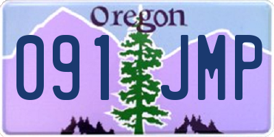 OR license plate 091JMP