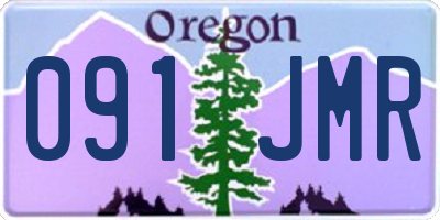 OR license plate 091JMR