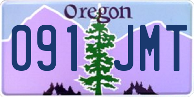 OR license plate 091JMT